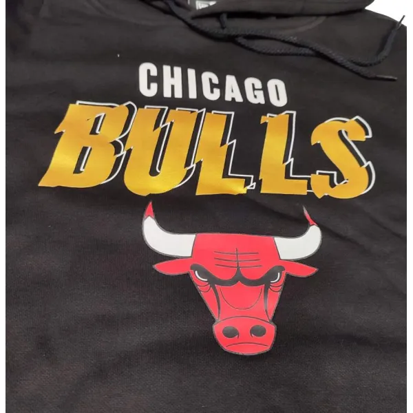 Sudadera Chicago Bulls NBA Team Script Oversized