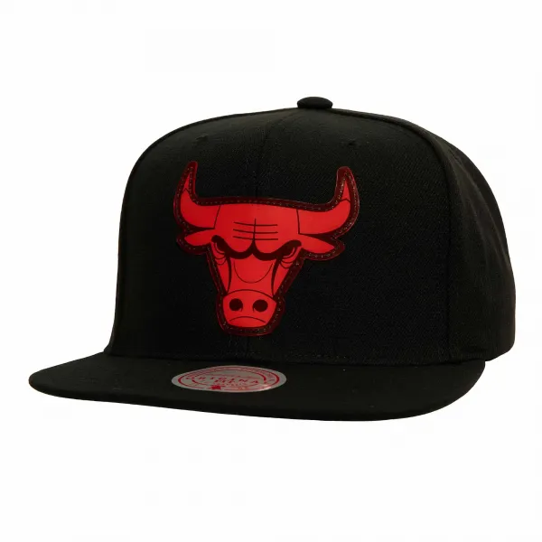 Gorra plana Chicago Bulls "Now you see me" - Mitchell and Ness negra