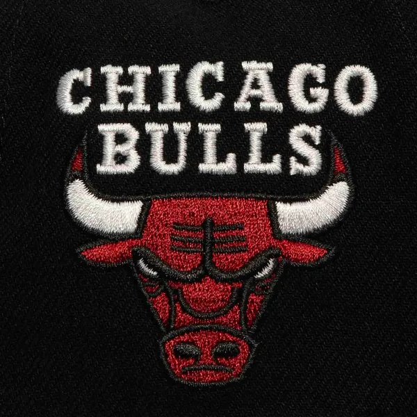 Gorra plana Chicago Bulls "Now you see me" - Mitchell and Ness negra