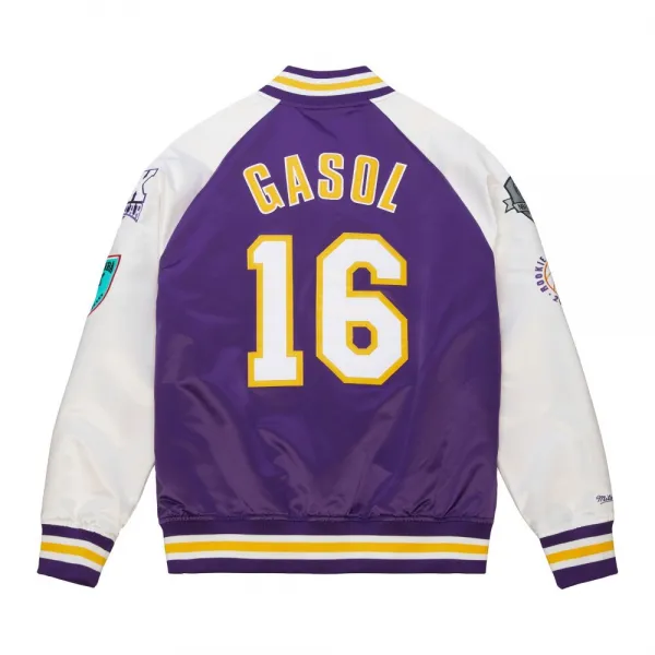 Chaqueta Pau Gasol NBA Hall Of Fame Satin Jacket