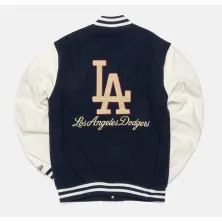 Chaqueta MLB Large Logo Varsity de New Era Azul