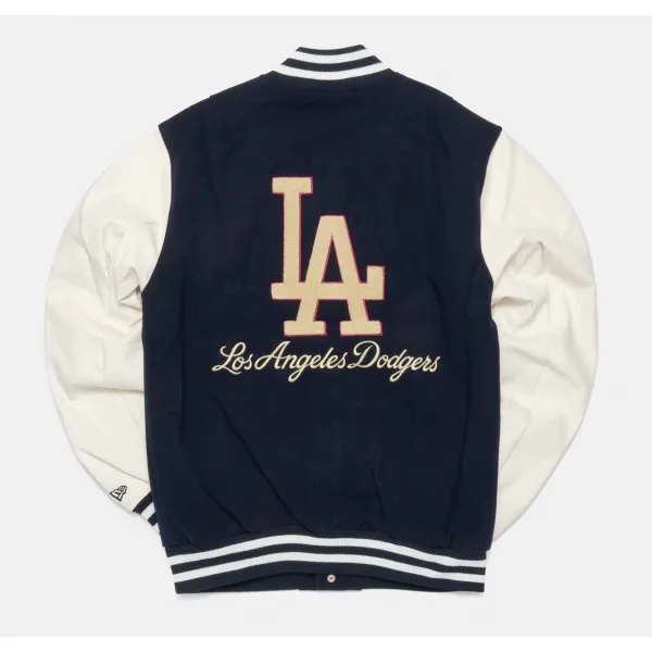 Chaqueta MLB Large Logo Varsity de New Era Azul