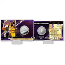 Estuche con moneda Edicion Limitada de Lebron James con Lakers