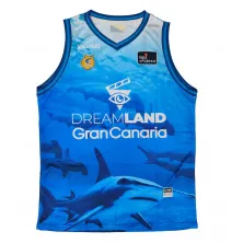Camiseta Baloncesto Gran Canaria Spalding segunda equipacion