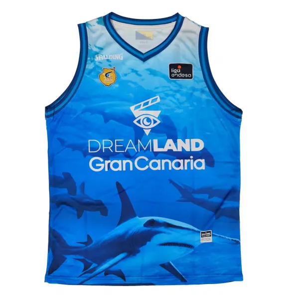 Camiseta Baloncesto Gran Canaria Spalding segunda equipacion