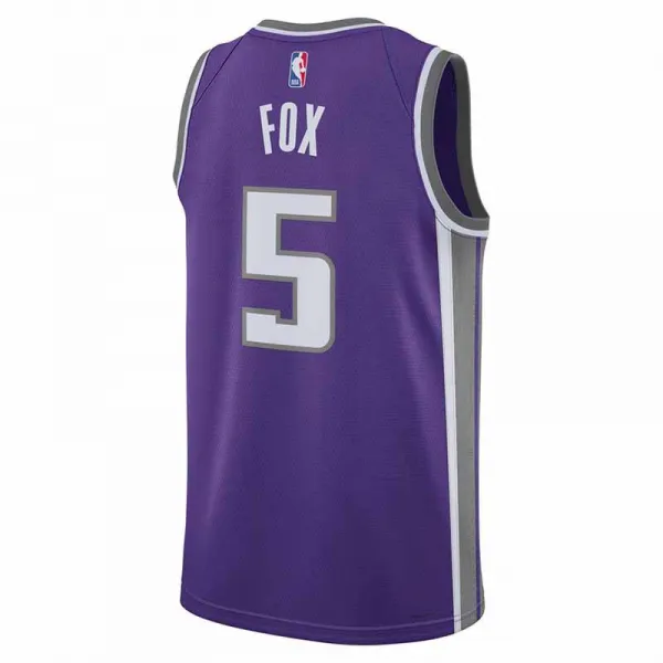 Camiseta De´Aaron Fox - Sacramento Kings Nike Icon Edition Swingman negra