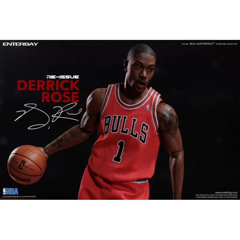 Figura de coleccionista de Derrick Rose con los Bulls ⭐️ Enterbay