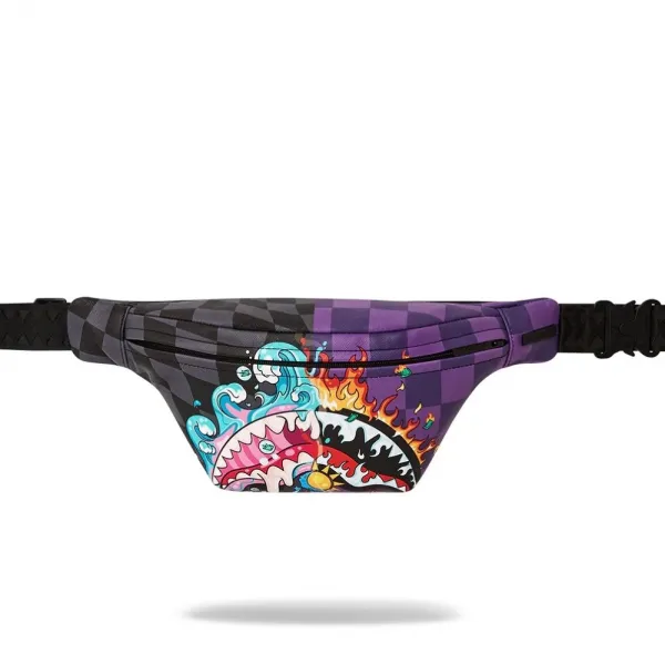 Riñonera Crossbody Edicion Limitada de Sprayground cientifico loco