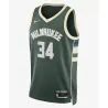 Camiseta Giannis Antetokounmpo con Milwaukee Bucks Nike Icon Edition Swingman