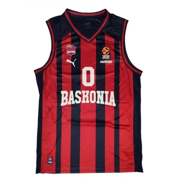 Camiseta Markus Howard Baskonia Basket Oficial 2024 Euroliga Primera Equipacion *