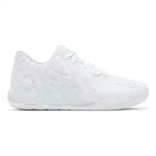 Zapatillas Puma Melo MB.01 Low "Team White Silver" - Junior
