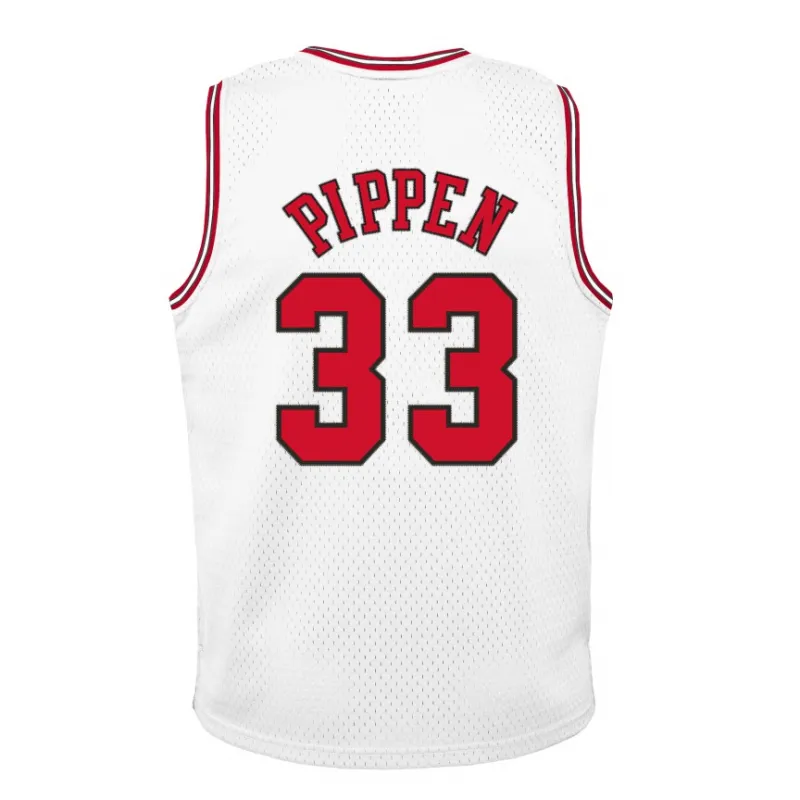 Maillot Mitchell & Ness Signé Scottie Pippen Chicago Bulls 97-98 - Avec Certificat (COA), état Neuf