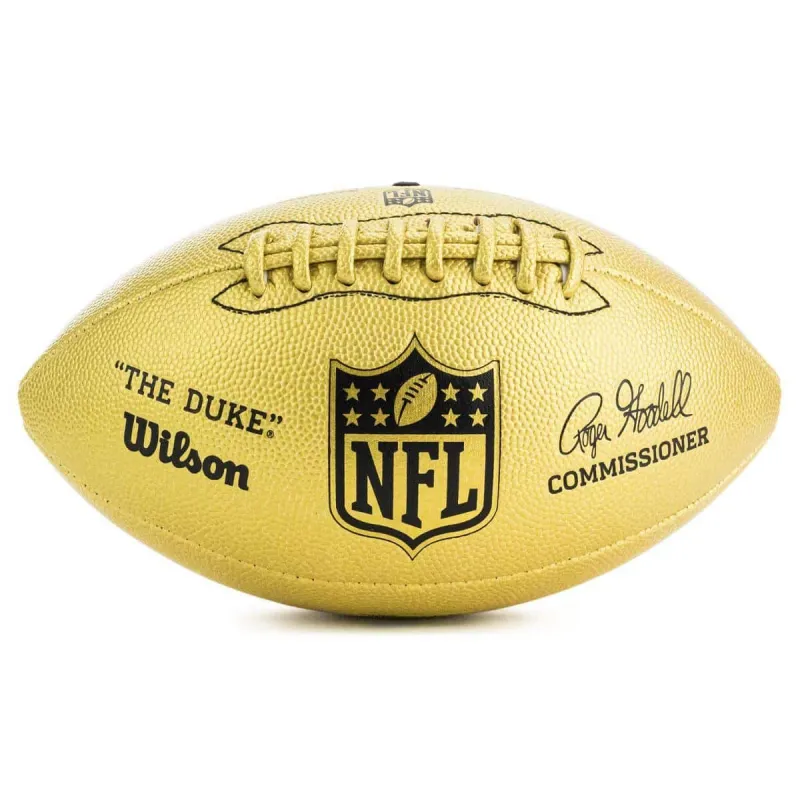 Balon Wilson NFL Oficial " The Duke " Gold Edition
