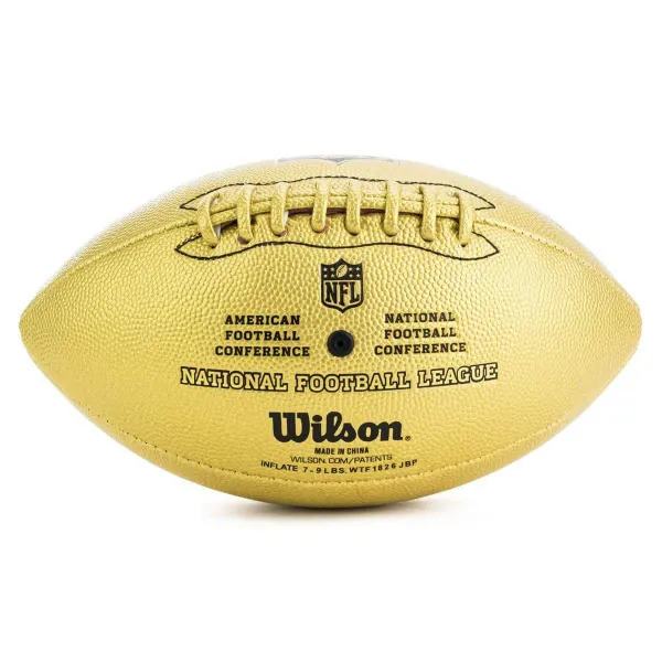 Balon Wilson NFL Oficial " The Duke " Gold Edition
