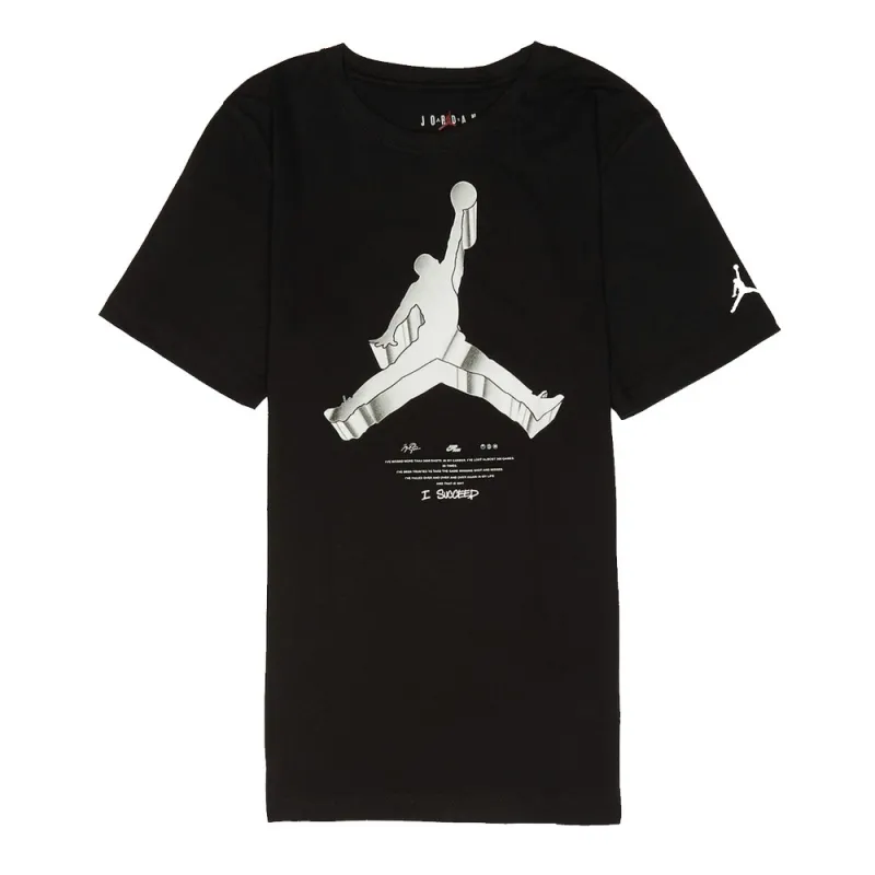Camiseta Jordan Jumpman por Nike Action Negra Junior