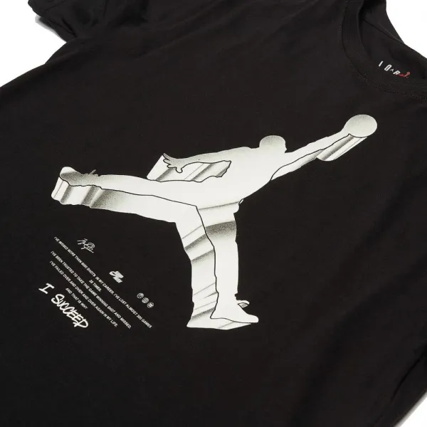Camiseta Jordan Jumpman por Nike Action Negra Junior
