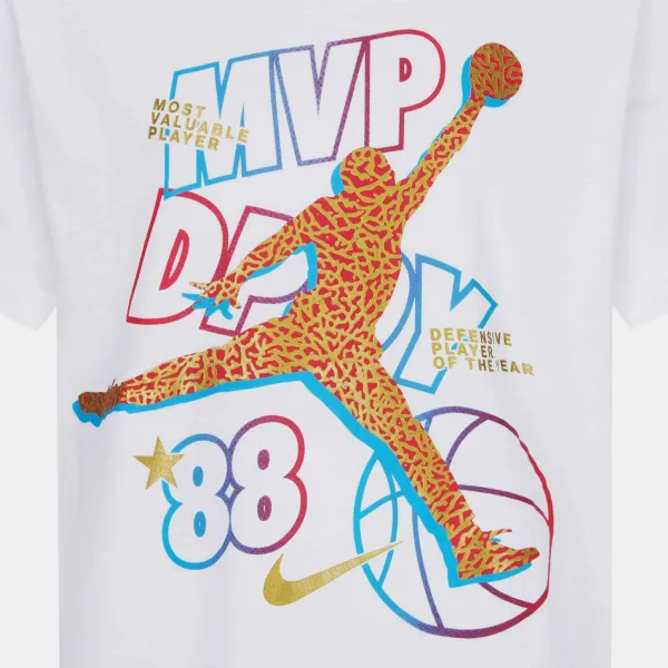 Camiseta Jordan History 1988 Blanca Junior