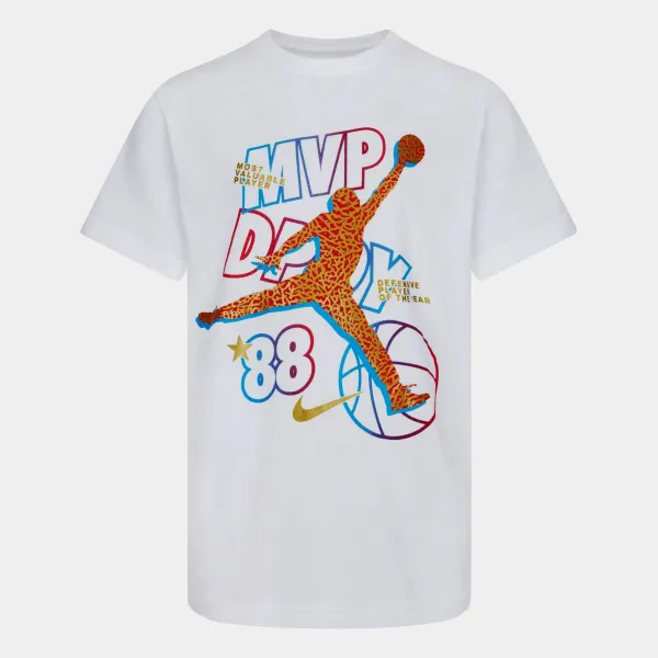 Camiseta Jordan History 1988 Blanca Junior