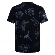 Camiseta Air Jordan Patch Tee Junior Negra