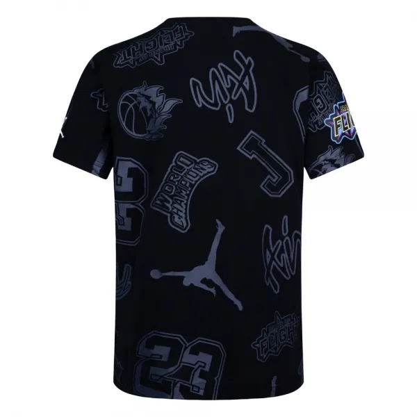 Camiseta Air Jordan Patch Tee Junior Negra