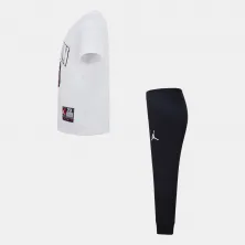 Conjunto Camiseta y Pantalón Air Jordan para Niño en Blanco