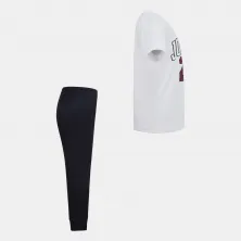 Conjunto Camiseta y Pantalón Air Jordan para Niño en Blanco