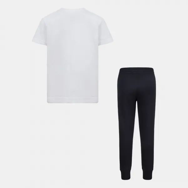 Conjunto Camiseta y Pantalón Air Jordan para Niño en Blanco