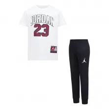 Conjunto Camiseta y Pantalón Air Jordan para Niño en Blanco