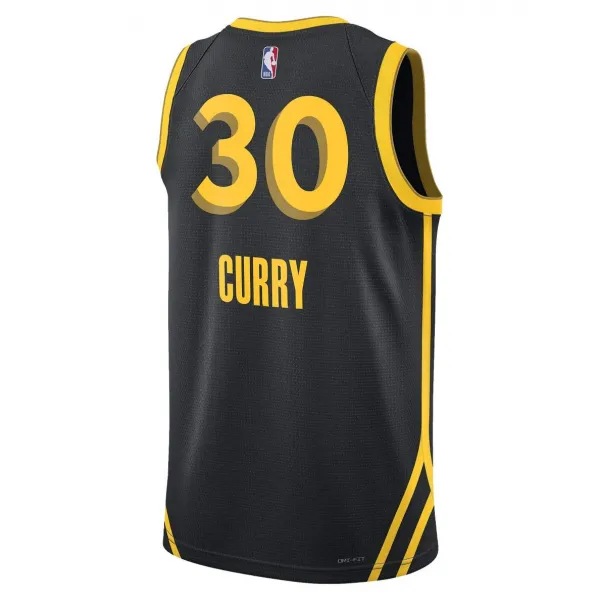 Camiseta swingman de Stephen Curry con Golden State Warriors City Edition espalda