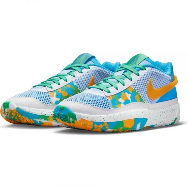 Zapatillas Nike Ja 1 tallaje Junior en color azul vista frontal