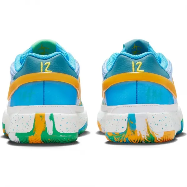 Zapatillas Nike Ja 1 tallaje Junior en color azul vista trasera