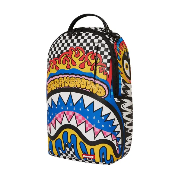 Mochila Sprayground Mosh Pit vista izquierda