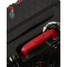 Maleta rigida de viaje Sprayground Snakes on a bag Carry On, detalle asa Maleta rigida de viaje Sprayground Snakes on a bag Carry On, detalle asa