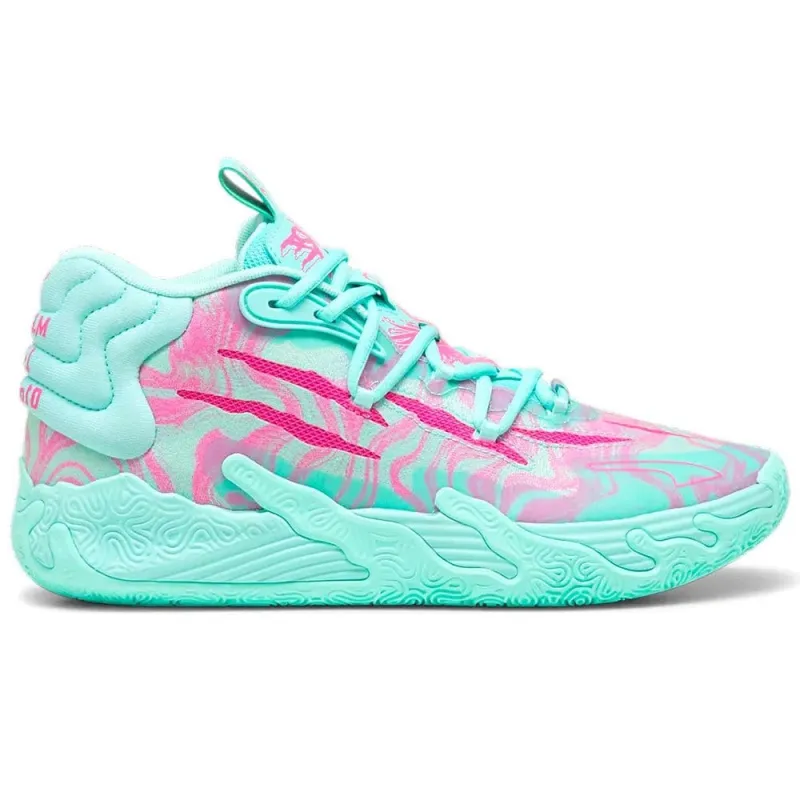 Zapatillas Baloncesto Puma MB.03 Melo "Miami" Vista lateral