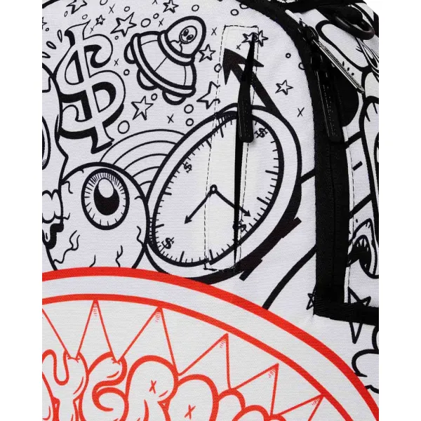 Mochila Sprayground Accidental Doodle White