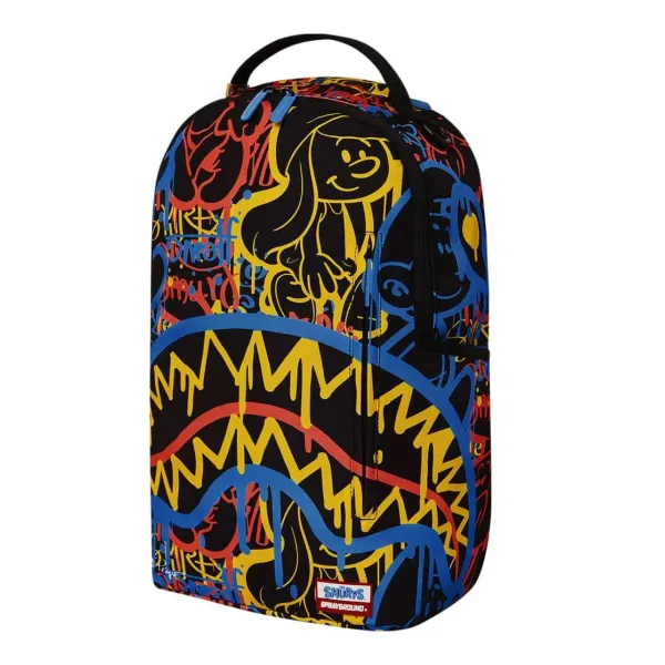 Mochila Sprayground Smurfs Neon Mochila Sprayground Smurfs Neon