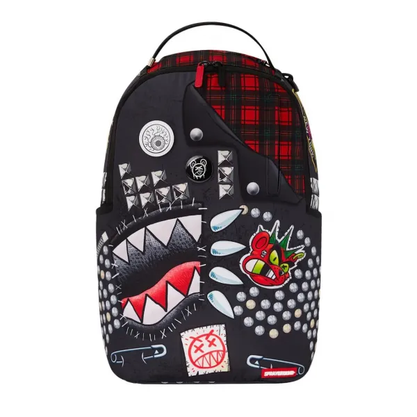 Mochila Sprayground Punk Shark vista frontal