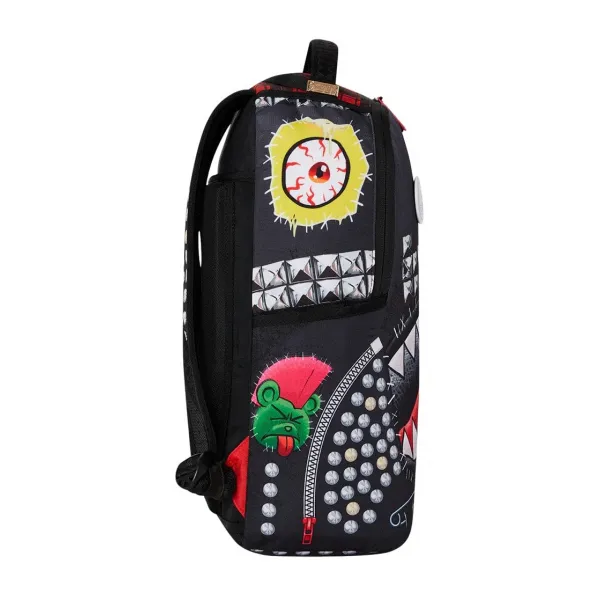 Mochila Sprayground Punk Shark vista lateral
