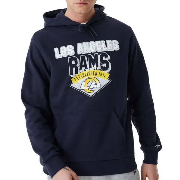 Sudadera Los Angeles Rams Team Graphic de New Era modelo