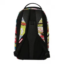Mochila Sprayground Casper magazine art vista trasera