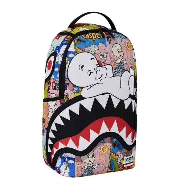 Mochila Sprayground Casper magazine art vista general