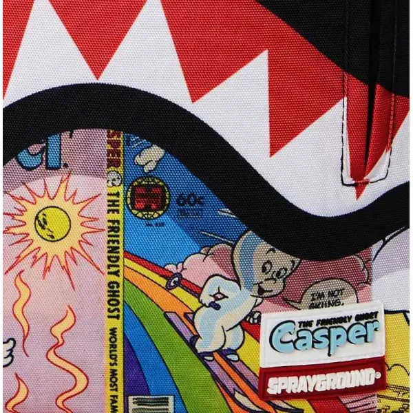 Mochila Sprayground Casper magazine art detalle diseño