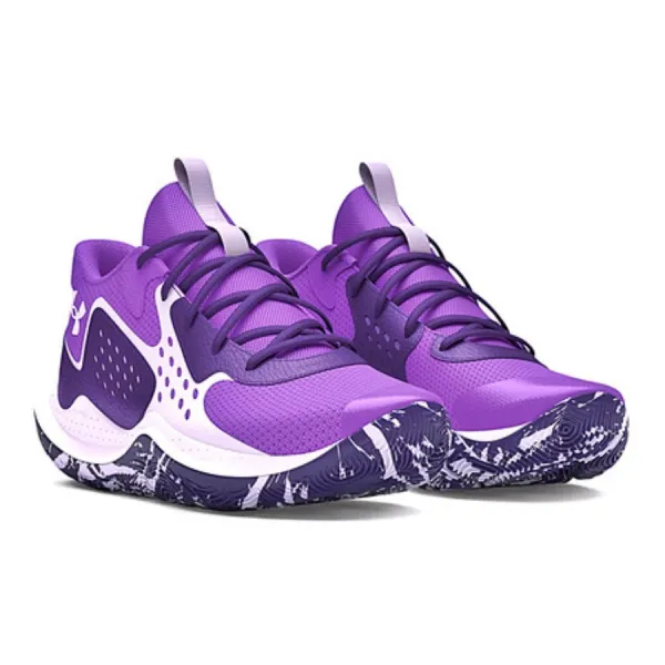 Zapatillas Under Armour Jet 23 violeta tallaje junior vista frontal