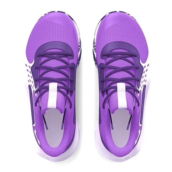Zapatillas Under Armour Jet 23 violeta tallaje junior vista superior
