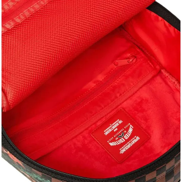 Mochila Sprayground Shark Jungle detalle interior
