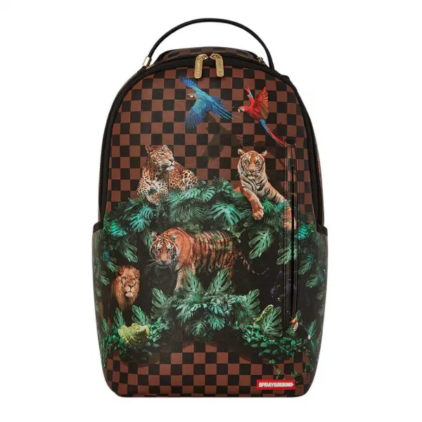 Mochila Sprayground Shark Jungle vista frontal