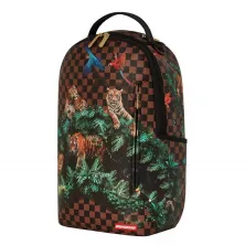 Mochila Sprayground Shark Jungle vista izquierda