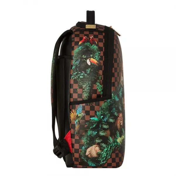 Mochila Sprayground Shark Jungle vista lateral