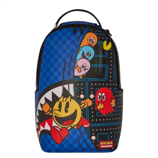 Mochila Sprayground Pac Man Running Reveal vista frontal
