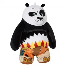 Mochila Oso Sprayground Kung Fu Panda Money Bear vista delantera